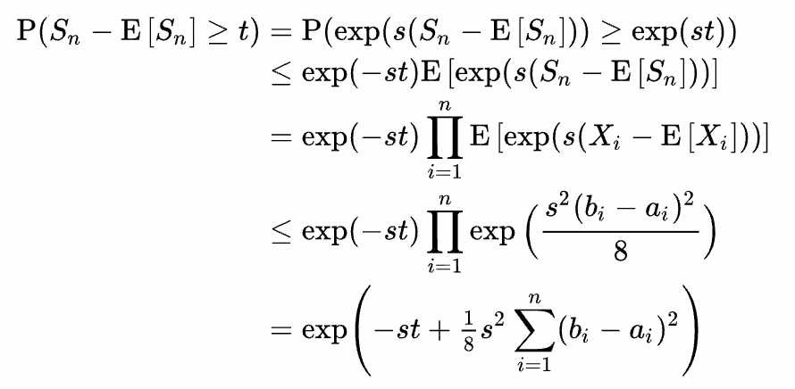 [Statistics] Hoeffding's Lemma and Hoeffding Inequality Proof